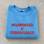 Overworked & Underfucked Embroidered Sweatshirt – Funny Adult Humor Crewneck, Sarcastic Work Life Gift