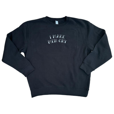 I Make Men Cry Embroidered CREWNECK Sweatshirt Unisex Pullover Long Sleeves Long Sleeves Embroidery Womenswear