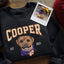 Personalized Embroidered Sweatshirt with Pet Portraits and Names