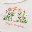 Personalized Baby Name Blanket – Floral Embroidered Newborn Keepsake Gift