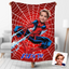 Personalized AI Cartoon Beach Towel | Custom Photo, Name & Sports Theme Gift