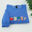School Icons Teacher Life Embroidered T-shirt/Sweatshirt/Hoodie - Teacher Crewneck, Teachers Day Gift Ideas, Cool Teacher Gift