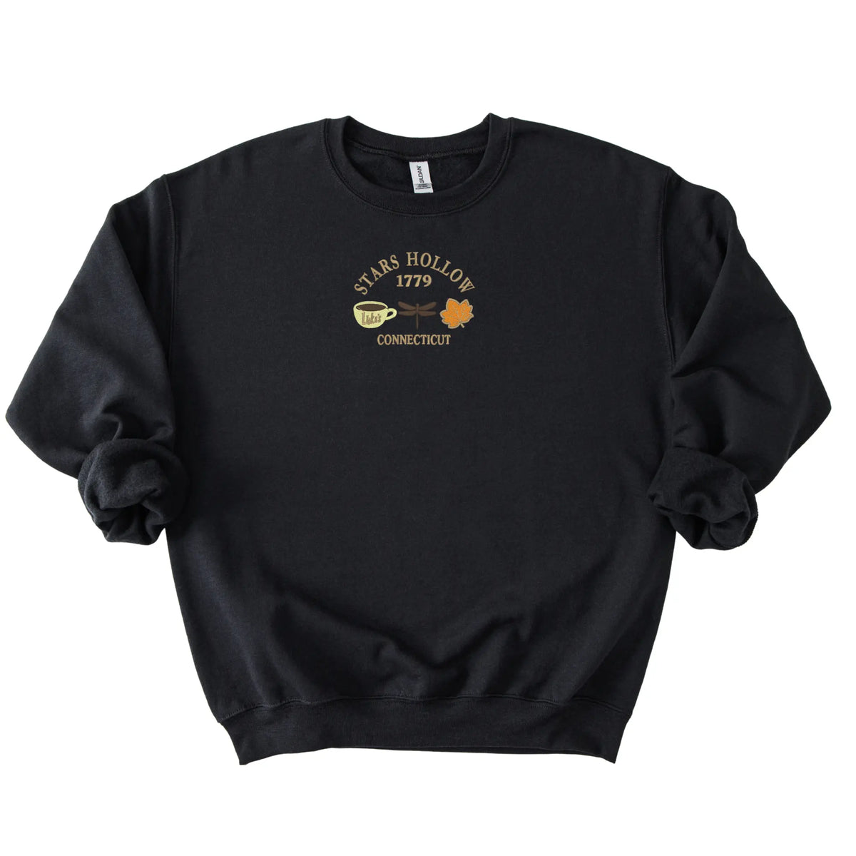 Embroidered Sweatshirt, Fall Embroidered Sweatshirt, Sweatshirt Stars Hollow