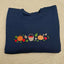 Vintage Fall Harvest Embroidered Sweatshirt/Hoodie/Sweatshirt – Pumpkin Autumn Cozy Crewneck