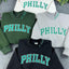 Embroidered Go Birds MockNeck Sweatshirt, Embroidered Game Day Crewneck, Embroidered Mock neck Gift For Her
