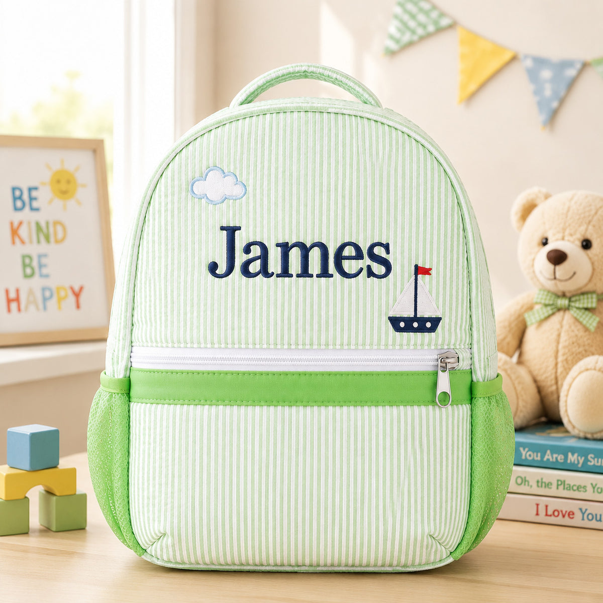 Personalized Toddler Backpack – Custom Name Preschool Backpack for Kids
