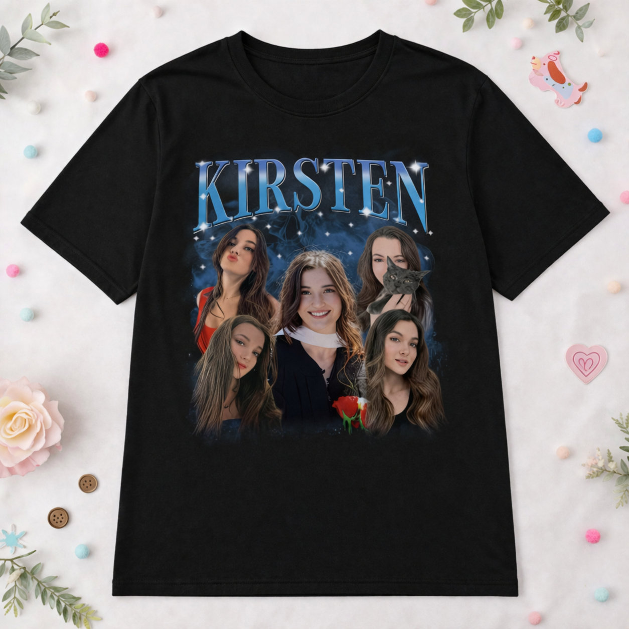Custom Vintage Tee For Couple