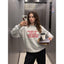 Embroidered Hoodie - "Ever Since I Was A Little Girl I Knew I Wanted To Argue With Men" Funny Sarcastic Girl Power Pullover Tops, Feminist Quote T-Shirt, Casual, Classic Fit, Feminist Quotes, Cold Wash, Hoodie