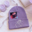 Custom Couple Beanie with Embroidered Portrait from Photo, His and Her Anniversary Gifts
