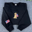 Custom Dog Embroidered Hoodie & Sweatshirt, Personalized Dog Breed and Country Flag Pullover, Patriotic USA Pride Crewneck, Gift for Dog Lovers