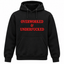 Overworked & Underfucked Embroidered Sweatshirt – Funny Adult Humor Crewneck, Sarcastic Work Life Gift