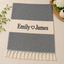 Personalized Name Beach Towel – Oversized 70x40 Inch Turkish Cotton Towel, Custom Gift for Beach, Wedding & Bachelorette Party